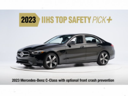 Mercedes-Benz C-Class 2023 khẳng định sự an toàn vượt trội với giải thưởng Top Safety Pick+ của IIHS