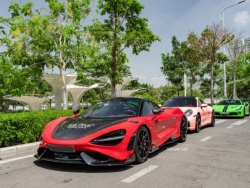 McLaren 765LT đầu tiên ra biển trắng tại Việt Nam thay “áo mới” chất lừ