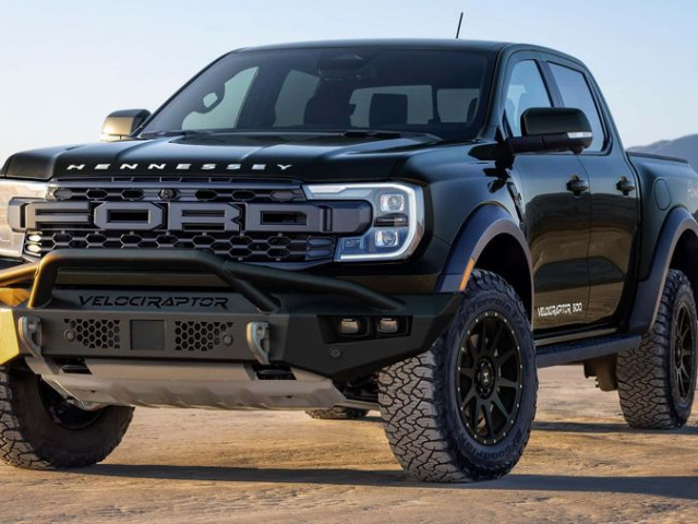 Ford Ranger Raptor 2023 mạnh 500 mã lực với gói độ đến từ Hennessey