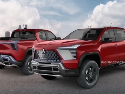 Mitsubishi Triton 2024 sẽ hầm hố, cơ bắp khác hẳn bản concept