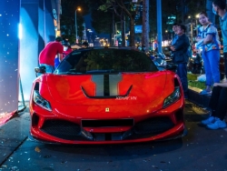 Sài Gòn: Cận cảnh Ferrari F8 Tributo trong gói độ Novitec Rosso