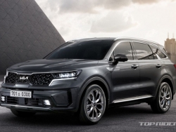 Kia Sorento 2022 ra mắt: Thêm nhiều trang bị, sử dụng logo mới