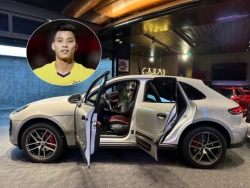 Hậu vệ Vũ Văn Thanh chi tiền tỷ tậu xế sang Porsche Macan S 2022