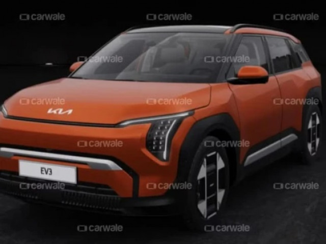 Kia EV3 bất ngờ rò rỉ hình ảnh: Kích thước ngang Seltos