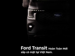 Ford "nhá hàng" hình ảnh chính thức của Transit 2024 tại Việt Nam