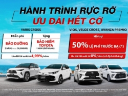 Ngập tràn ưu đãi khi mua Vios, Veloz Cross, Avanza Premio và Yaris Cross