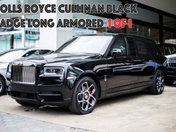 Rolls-Royce Cullinan bản chống đạn độc nhất thế giới cập bến Campuchia: "Hoàng tử bóng đêm" bất khả xâm phạm