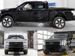 Những chiếc bán tải điện Ford F-150 Lightning đầu tiên lăn bánh khỏi dây chuyền sản xuất