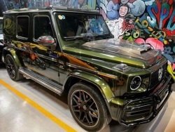 Mercedes-AMG G63 độ Brabus hầm hố và có màu sơn "cực độc" về tay đại gia Sài Gòn giữa tâm dịch