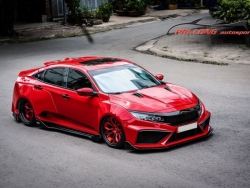 "Soi" Honda Civic độ hầm hố nhất nhì Việt Nam: Bộ bodykit trị giá cả trăm triệu đồng