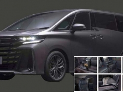 Toyota Vellfire Spacious Lounge – MPV sang trọng như "limousine", có cả tủ lạnh