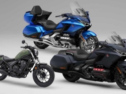 Honda CMX500 Rebel, CMX1100 Rebel và Gold Wing nhận được bản cập nhật màu sơn mới