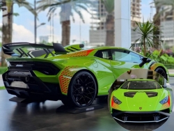 Campuchia đón Lamborghini Huracan STO chính hãng thứ 3, khác biệt với 2 chiếc trước đó