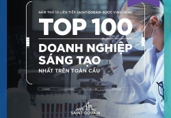 Saint-Gobain 10 năm liên tiếp được vinh danh Top 100 doanh nghiệp sáng tạo hàng đầu thế giới
