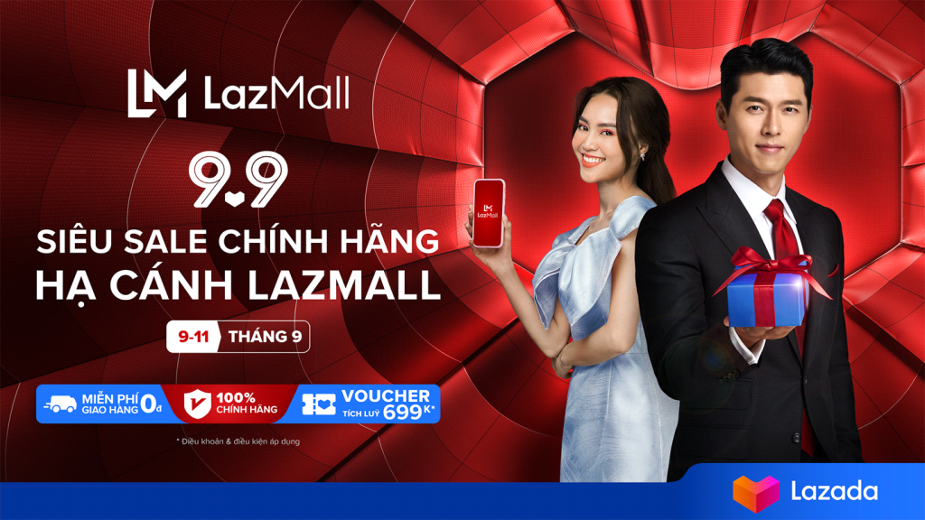 Ngôi sao điện ảnh Hàn Quốc Hyun Bin trở thành đại sứ khu vực đầu tiên của LazMall