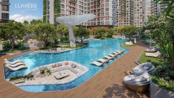 Sống khỏe tại LUMIÈRE Boulevard với hồ bơi phi thuyền chuẩn quốc tế