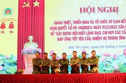 Công an quận Bắc Từ Liêm quyết tâm thực hiện “5 xây, 4 chống”