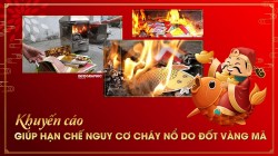 Khuyến cáo nguy cơ cháy nổ do đốt vàng mã