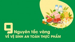 9 nguyên tắc vàng về vệ sinh an toàn thực phẩm