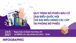 Trình tự bỏ phiếu bầu cử đại biểu Quốc hội và đại biểu HĐND các cấp tại phòng bỏ phiếu