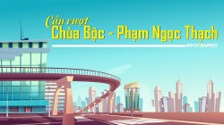 Hà Nội: Cầu vượt chữ C đầu tiên Chùa Bộc - Phạm Ngọc Thạch