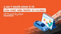 4 lưu ý người dùng ô tô cần thực hiện trước ngày 31/12/2021