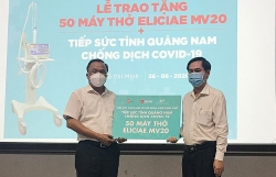 Quảng Nam: Đại học Văn Lang, Tập đoàn Vạn Thịnh Phát tặng 50 máy thở trị giá 12 tỷ đồng