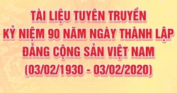 Infographic tuyên truyền kỷ niệm 90 năm thành lập Đảng Cộng sản Việt Nam