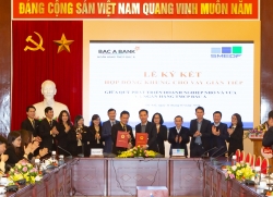 BAC A BANK kí hợp đồng khung cho vay gián tiếp với Quỹ phát triển doanh nghiệp nhỏ và vừa