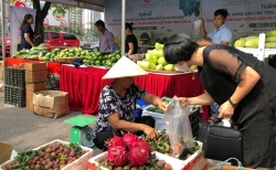 60 gian hàng tham gia tuần hàng trái cây, nông sản các tỉnh, thành phố