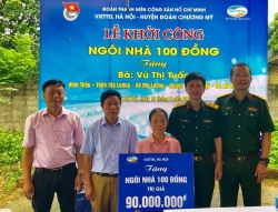 Huyện đoàn Chương Mỹ: Khởi công xây dựng “Ngôi nhà 100 đồng”