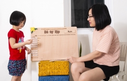 Sản phẩm giáo dục Montessori giúp trẻ rèn thói quen tự giác