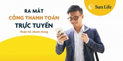 Sun Life Việt Nam khuyến khích khách hàng thanh toán phí bảo hiểm không dùng tiền mặt