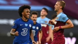 Premier League: Thua ngược West Ham, Chelsea có nguy cơ bị MU đánh bật khỏi top 4