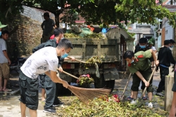 Đời sống người dân vùng ngập úng Chương Mỹ dần ổn định