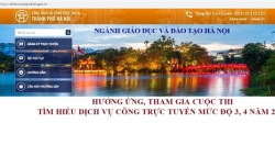 Sở GD - ĐT Hà Nội triển khai cuộc thi “Tìm hiểu Dịch vụ công trực tuyến”