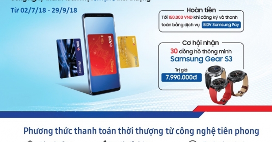 Kỷ nguyên 4.0, BIDV đẩy mạnh dịch vụ thanh toán thẻ trên thiết bị di động