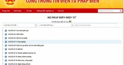 Phê duyệt kết quả pháp điển hệ thống quy phạm pháp luật