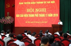 Hội nghị báo cáo viên thành phố Hà Nội tháng 11/2019