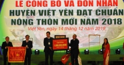 Việt Yên - Huyện đầu tiên của tỉnh Bắc Giang đón nông thôn mới