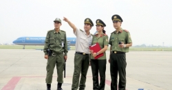 Cảng hàng không Quốc tế Nội Bài đảm bảo an ninh trật tự dịp Tết, lễ hội