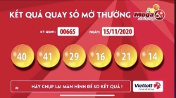 Kết quả xổ số Vietlott ngày 15/11:  Sở hữu hàng chục tỷ đồng với Mega 6/45